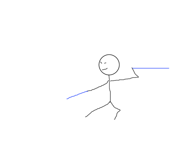 Words to describe a sword fight image