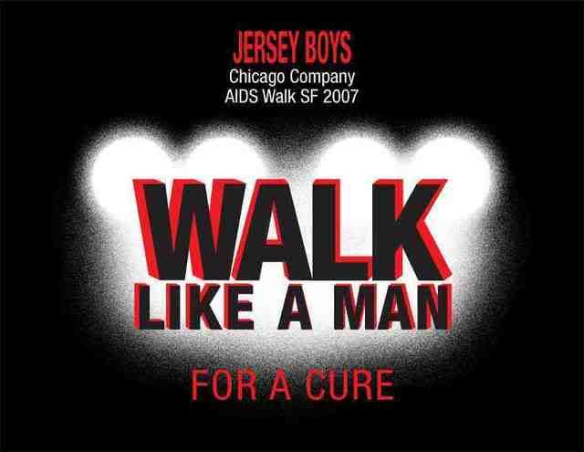 Support AIDS Walk/Jersey Boys Chicago Cast Pictures