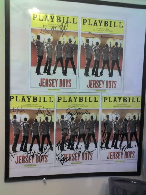 Signed playbills