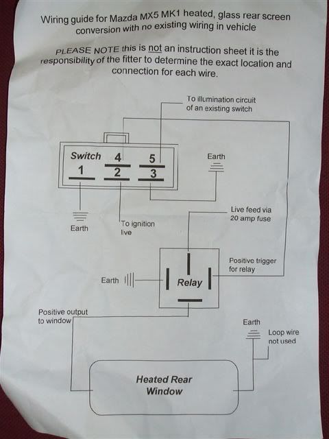 How Do I Wire In My Mk2 Hardtop Heated Rear Window? - How do I