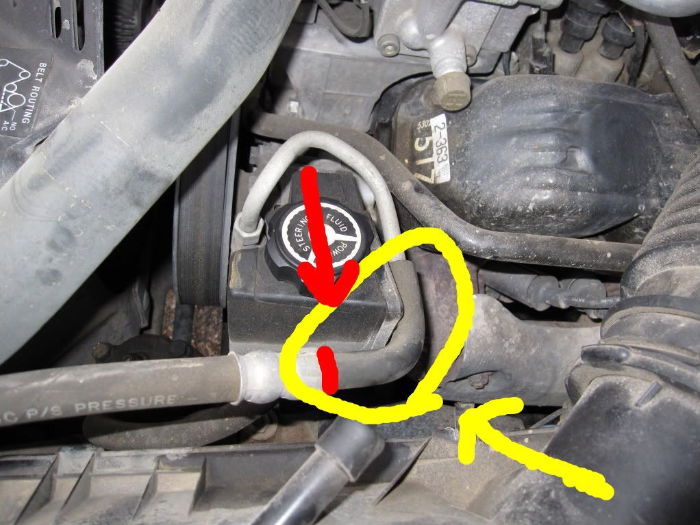 Power Steering Hose Busted (Pic) Jeep Enthusiast Forums