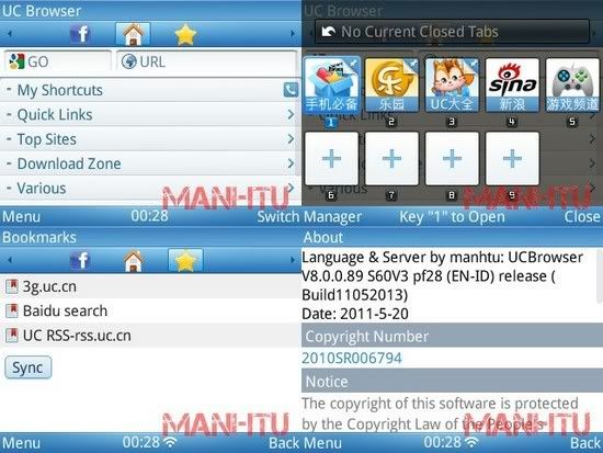 UC Browser 8.0 English Private Beta S60v3 S60v5 S^3 SymbianOS9.x
