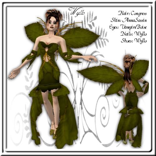 Wyllo - Fae Gown and Wings