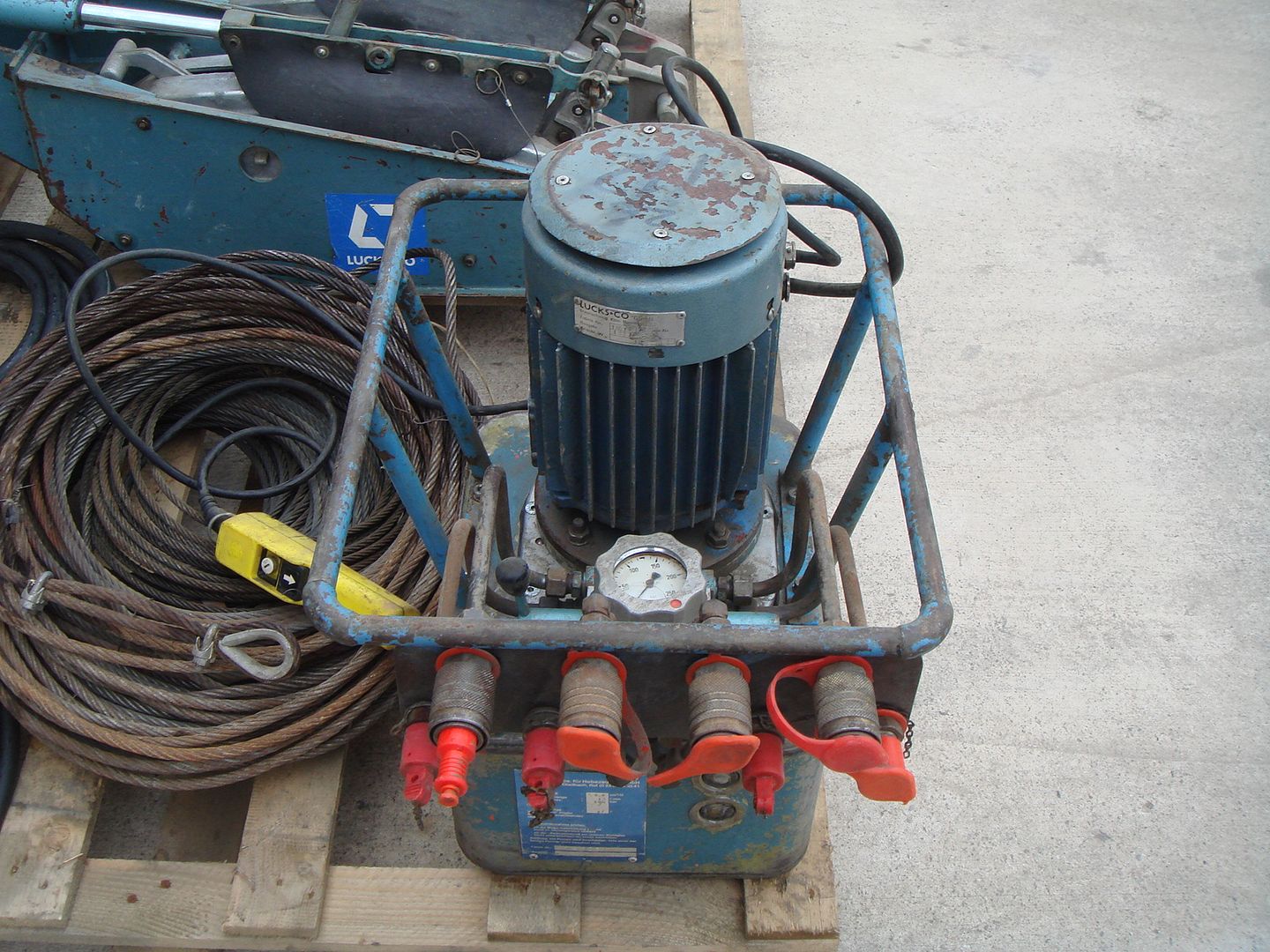 TIRFOR TRACTEL TU32H 3200KG GRIP HOIST JOB LOT AND HYDRAULIC POWER PACK