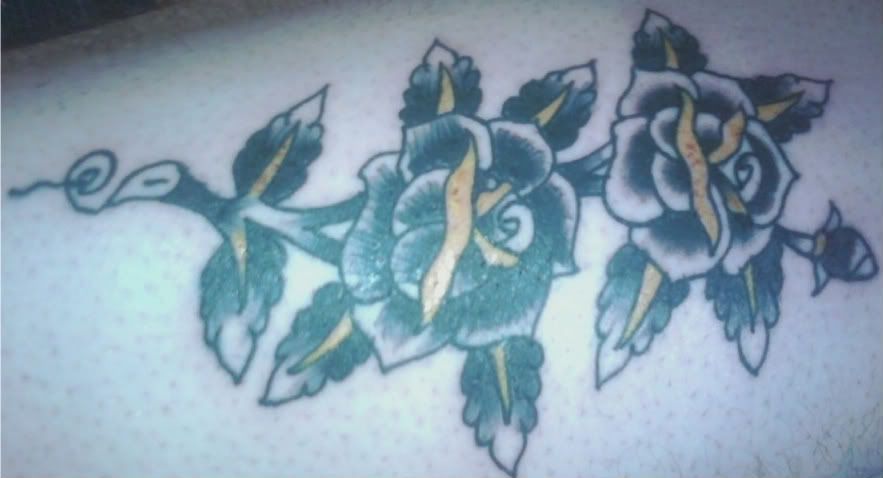 Fishing Tattoos - QwickStep Answers Search Engine My normal artist showed him how to shade traditional roses on the top one,
