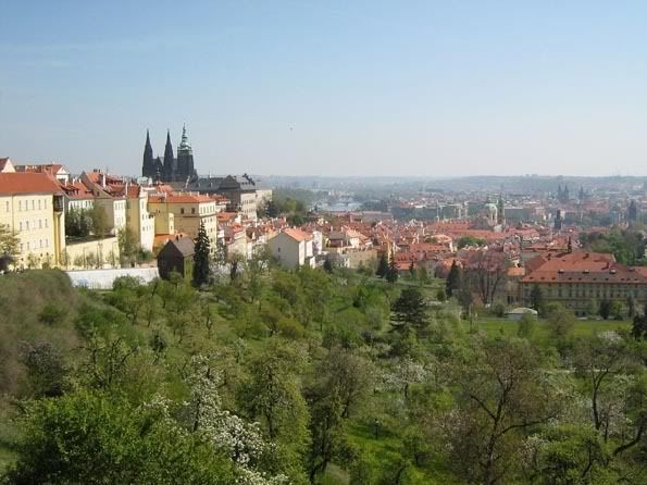 вид на Градчаны