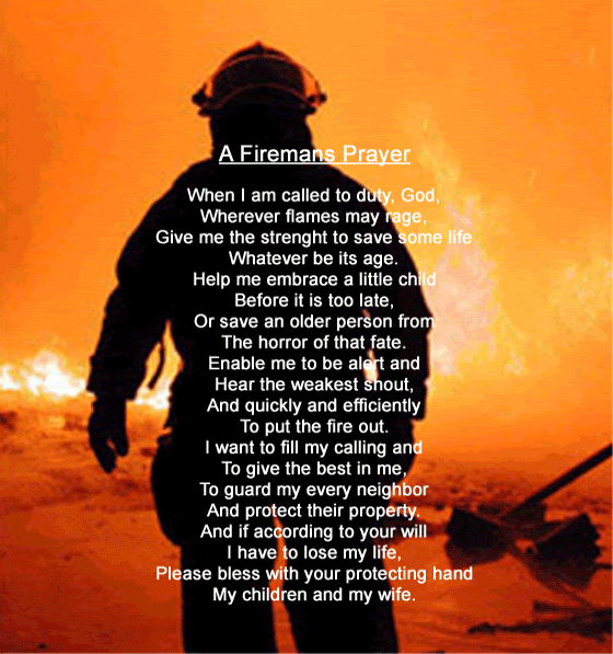 Firefighter Pray