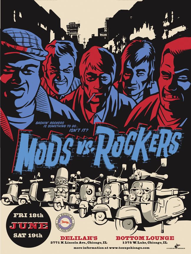 mods and rockers. MvR10M.jpg Mods vs. Rockers 10