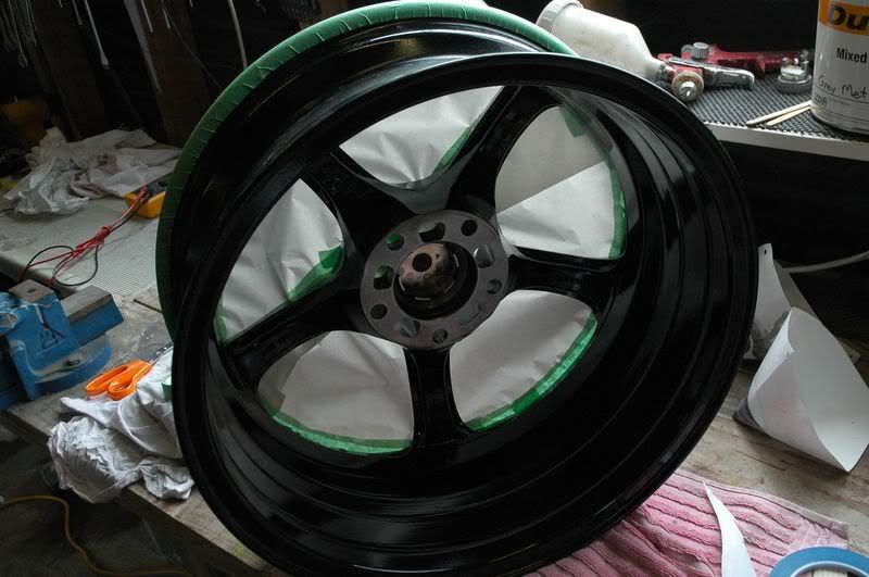 how to mask your wheels for paint