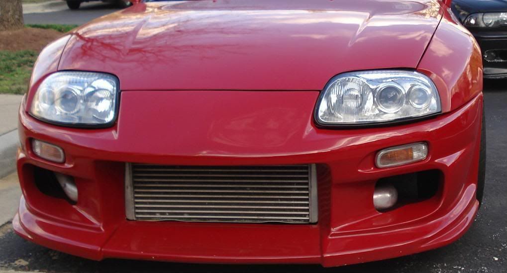 Here's a red Supra with a DoLuck bumper is this the one you're talking