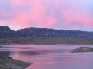 Seminoe Sunset Lake
