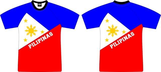 Philippine Flag Jersey tshirt style note not yet in production 