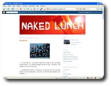 printscreen do blog naked lunch