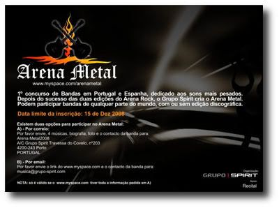 poster arena metal