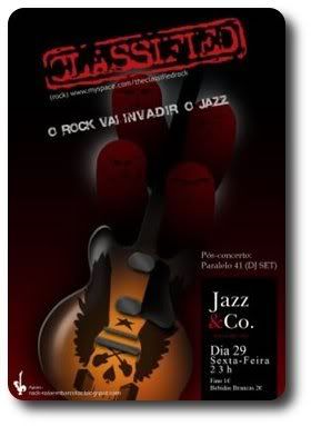 Classified,Jazz&Co Bar, Barcelos, 29Jun,23h