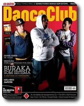 capa da dance club #121 - Buraka Som Sistema