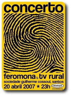 feromona+TV Rural, Guilherme Coussoul, Lisboa, 20abr, 23h