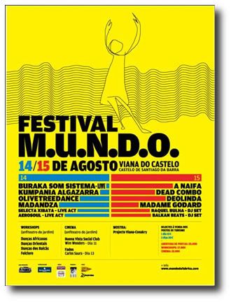 cartaz de Festival M.U.N.D.O.