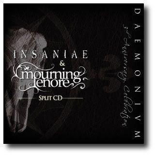 capa do split Insaniae & Mourning Lenore