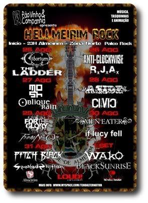 cartaz do Hellmeirim Rock