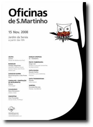 cartaz das Oficinas de S.Martinho