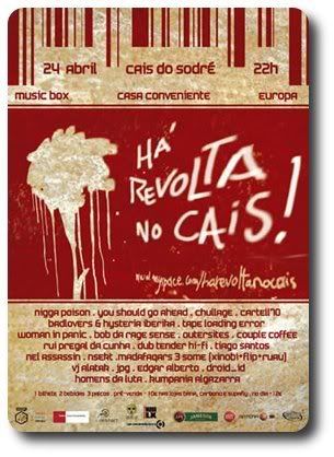 cartaz da iniciativa Há Revolta no Cais
