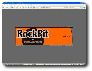 printscreen do RockPit Records