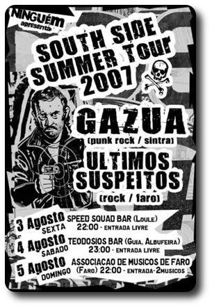 cartaz da South Side Summer Tour 2007