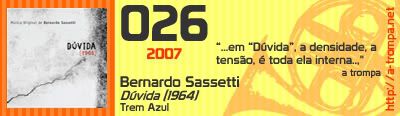 026 - Bernardo Sassetti - Dúvida (1964)