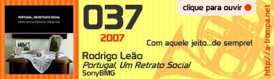 037 - Rodrigo Leão - Portugal, Um Retrato Social