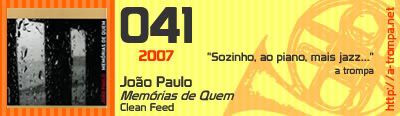 041 - João Paulo - Memórias de Quem