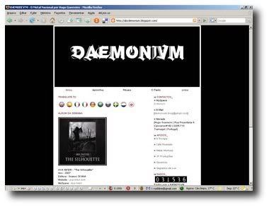 printscreen do blog Daemonium
