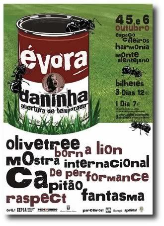 cartaz do Évora Daninha