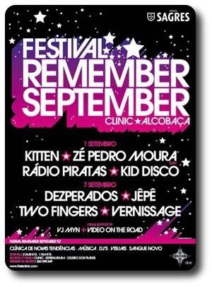 cartaz Festival Remember September