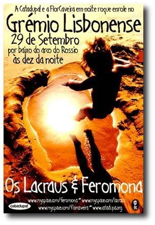 cartaz: Grémio Lisbonense, Lx, 29Set, 22h