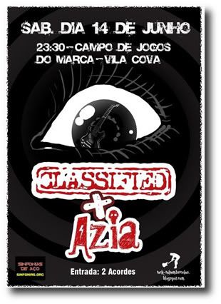 cartaz de Azia e Classified em Vila Cova