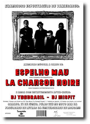 cartaz de Espelho Mau + La Chanson Noire
