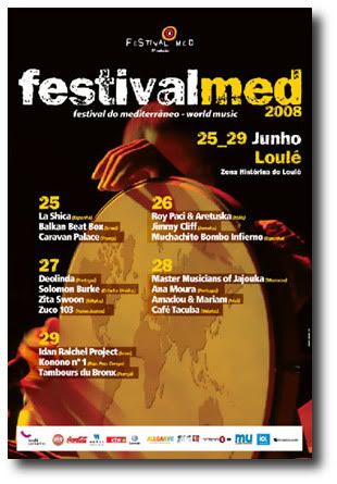 cartaz de Festival MED 2008