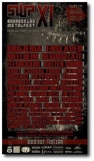 cartaz SWR Barroselas Metalfest XI