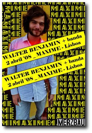 cartaz: no Maxime, Lx, 2Abr