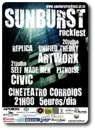 cartaz Sunburst Rockfest