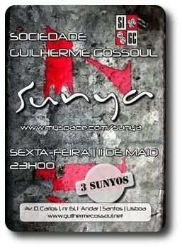 Sunya, Soc. Guilherme Coussoul, Lx, 11Mai, 23h