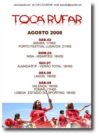 cartaz Tocá Rufar