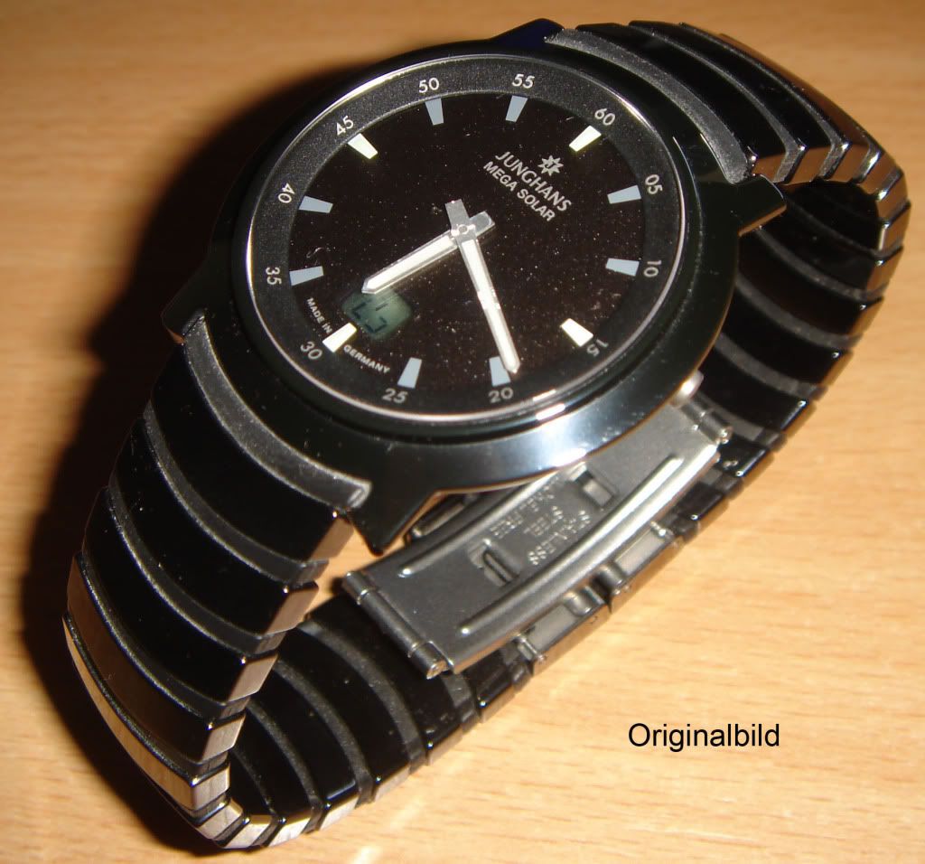 Funkuhr Junghans Mega Solar Ceramic 018/1032 ungetragen eBay
