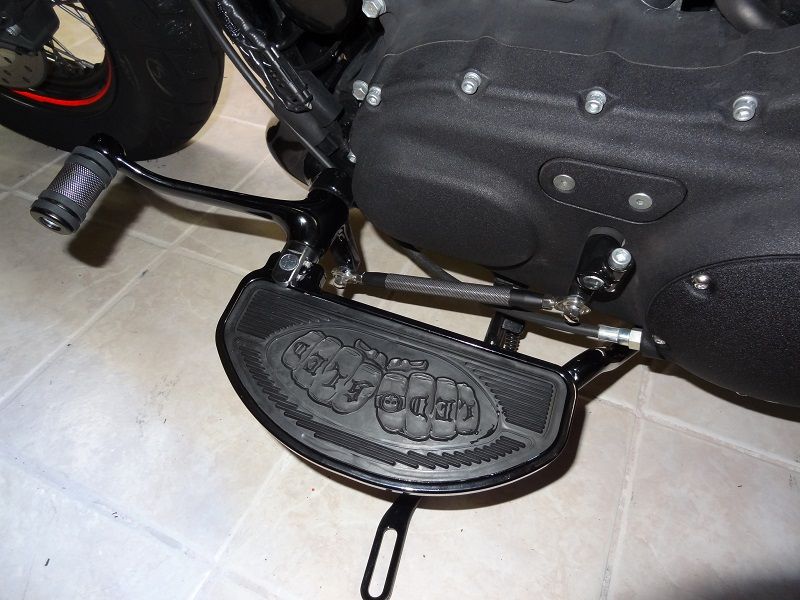 sportster floorboards with forward controls