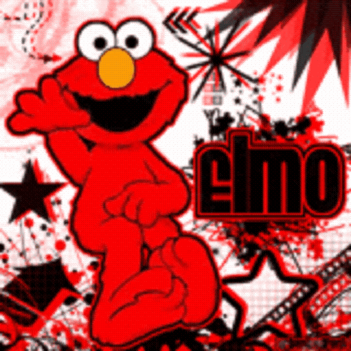 gangster elmo graphics and comments