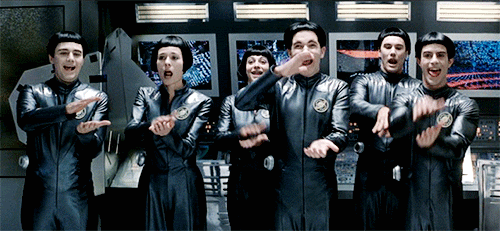 Image result for galaxy quest applause gif