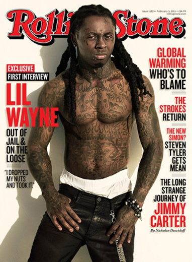 lil wayne rolling stone cover 2011. His first cover since being