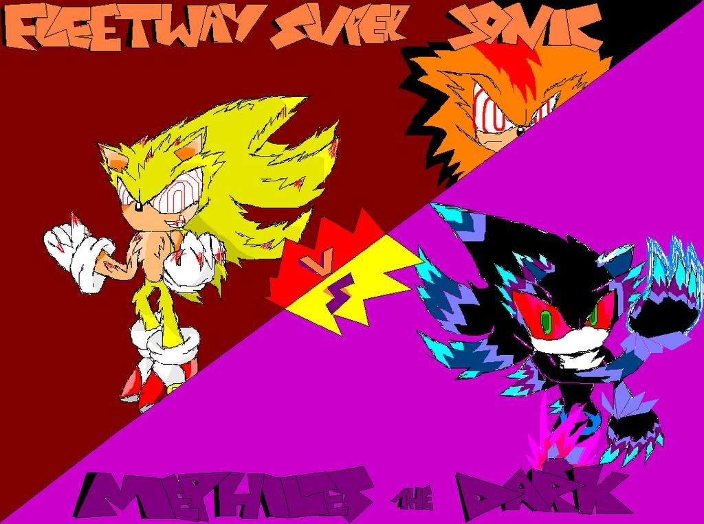 super sonic wallpaper. Fleetway Super Sonic VS