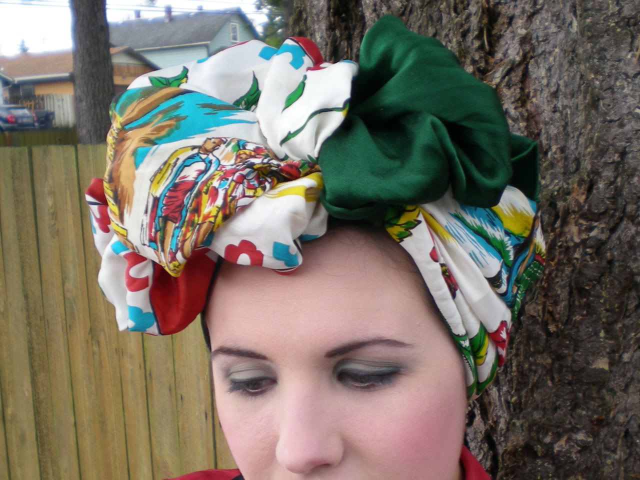 1940s Scarf Turban